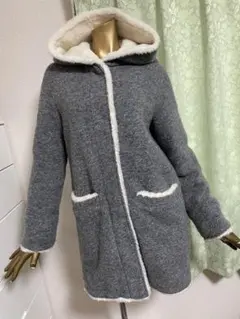 ZARA☆フード付きロングコート