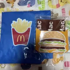 マクドナルド フライドポテト柄エコバックハンバーガー柄タオルのサムネイル
