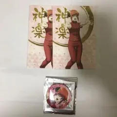 銀魂 神楽 ポストカード 缶バッジ