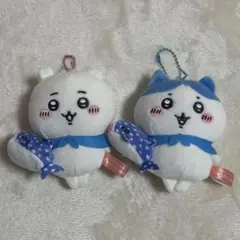 沖縄限定　ちいかわぬいぐるみ　ジンベエザメちいかわ、ハチワレセット