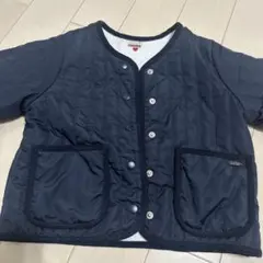 キッズ ネイビー キルティングジャケット