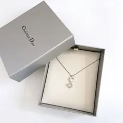 箱付き　Dior　シルバーネックレス　CD ロゴ　希少　刻印　ヴィンテージ