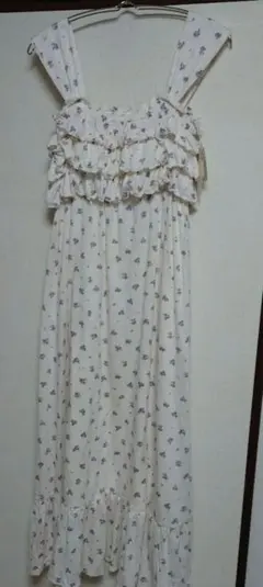 gelato pique　ジェラートピケ　花柄カップ付キャミワンピース