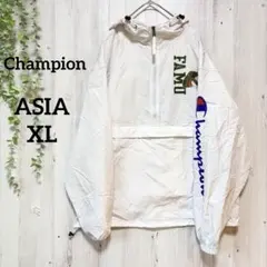 【希少】チャンピオン FAMU アノラックパーカー ハーフジップ XL