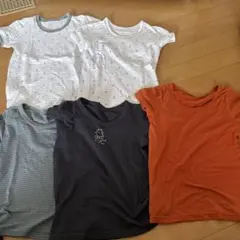 アンダーシャツ 5枚セット 110.120.130.cm 半袖　同時期着用