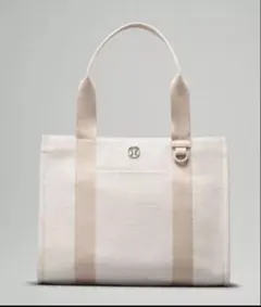 【未使用級】lululemon キャンバストートバッグ ベージュ　10Lのサムネイル