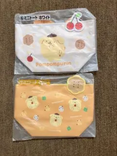 サンリオ くじ ポムポムプリン ミニトートバッグ 2点セット