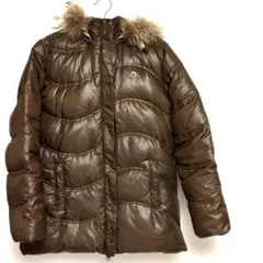 PHITEN ファイテン　ダウン　コート　チタン　茶 M ジャケット