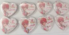 さとみくん 7th Anniversaryハート缶バッジ 等身 8点セット
