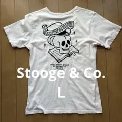 Stooge & Co. Tシャツ 薄いピンク Lのサムネイル