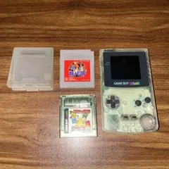 【まとめ売り】ゲームボーイカラー 本体 ソフト3点セット ポケモン