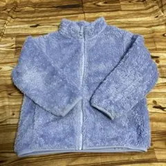 110 UNIQLO ボアジャンバー　ブルー