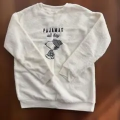 UNIQLO ユニクロPEANUTS ルームウェア フリース 白　長袖 M