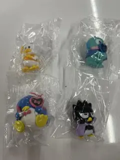 はぴだんぶい FUNFUNおうえんフィギュア ガチャガチャ 4種セット