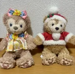 2個♡ シェリーメイ 秋のぼうけん ぬいぐるみバッジ ディズニーシー 赤