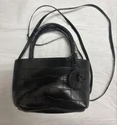 kotty コッティ minibag クロコ型押し ミニショルダーバッグ レザー