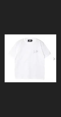 MOBB ラインストーン ロゴ Tシャツ ホワイト