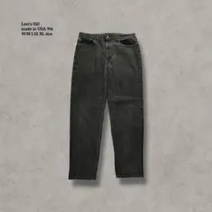 90s USA Levi’s 550 ブラック デニム フェード春 W34L34 1990s Levi's 550 ブラックデニム フェード W34 - メルカリ
