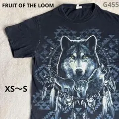 FRUIT OF THE LOOM/アニマルプリントTシャツ/狼/G455のサムネイル