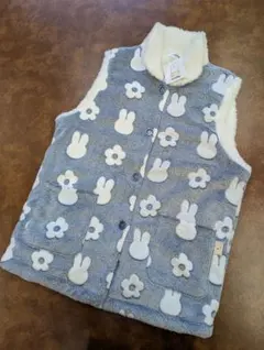 ※もけもけ様専用　新品 Ｍ～L ミッフィーmiffy 裏ボアフリース ブルー系