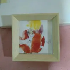 花のなかのおやゆび姫 木製いわさきちひろミニアート