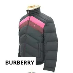 美品✨　BURBERRY　ダウンジャケット　ブラック　ピンク　M