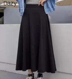 Dazy ブラックロングスカート