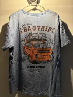 NATAL DESIGN『BAD TRIP』TシャツXLサイズ【ブルー系】 - メルカリ