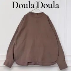 Doula Doula 長袖シャツ ゆったり 無地 シンプル カジュアルのサムネイル