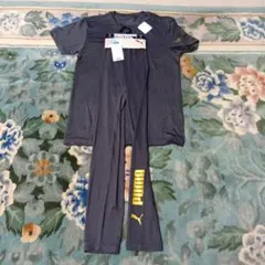 PUMA Tシャツとレギンスセット M ダークグレー 新品 Ｍサイズ