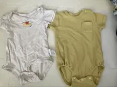 ベビー肌着 ロンパース　2枚セット サイズ80・70