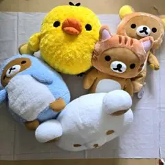 リラックマ ぬいぐるみ 5点セット