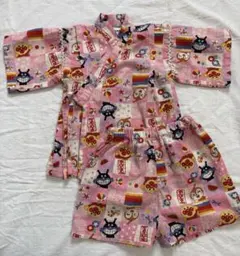 アンパンマン 甚平 ピンク 90cm