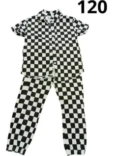 チェック柄 120サイズ セットアップ