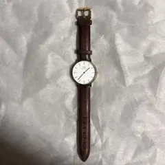 Daniel Wellington 腕時計 ブラウン ゴールド