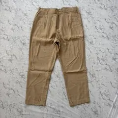 テーパードパンツ ベージュ ストレッチ チノパン　カジュアル　Sのサムネイル