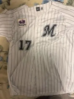 佐々木千隼 ユニホーム 横浜DeNAベイスターズ 千葉ロッテマリーンズ M