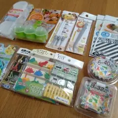 お弁当デコレーショングッズ 12個セット　男児向け　恐竜 剣 乗り物