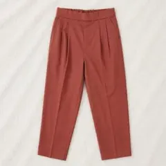 グローバルワーク スラックス テーパードパンツ ピンク系 こなれ感 華やか S