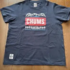 CHUMS HAKUBA Tシャツ ネイビー　チャムスレディースMサイズのサムネイル