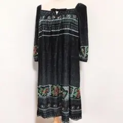 フェアリーグランジ y2k レディース ワンピース 森ガール ベロア 平成