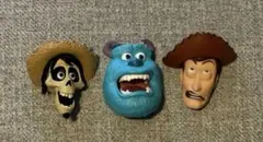 【本日発送】ピクサーくじ　フェイスマグネット　ウッディ　ヘクター　サリーセット