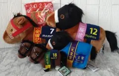 競走馬ぬいぐるみ 7体セット おまけつき