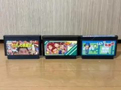 【動作未確認/ジャンク】ファミコンソフト 3本セット
