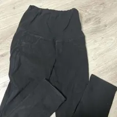 UNIQLO ハイウエスト マタニティパンツ L ブラック