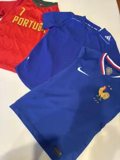 ポルトガル サッカーシャツ 7番、adidas、NIKE 130サイズ