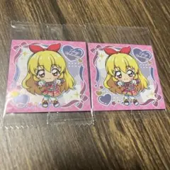 星宮いちご シール 2枚セット アイカツ！ウエハース