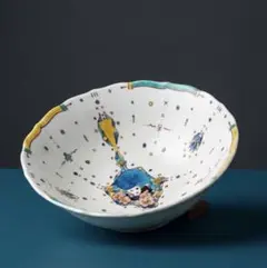 現代陶芸作家 鈴木秀昭 作 色絵九谷 器 鉢 ボウル 皿 - メルカリ