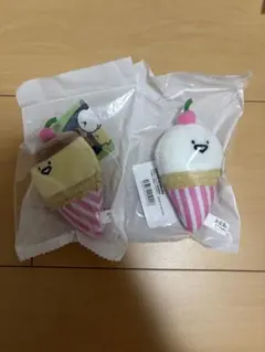 お文具といっしょ アイスクリームマスコットキーチェーン お文具さん プリンさんのサムネイル