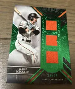 topps Wade Meckler トリプルレリックカード 15/25